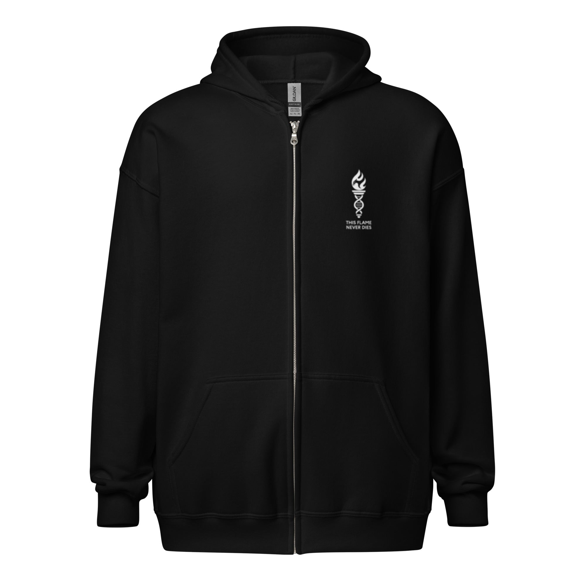 LFC This Flame Never Dies Zip Hoodie-Prism and Ink