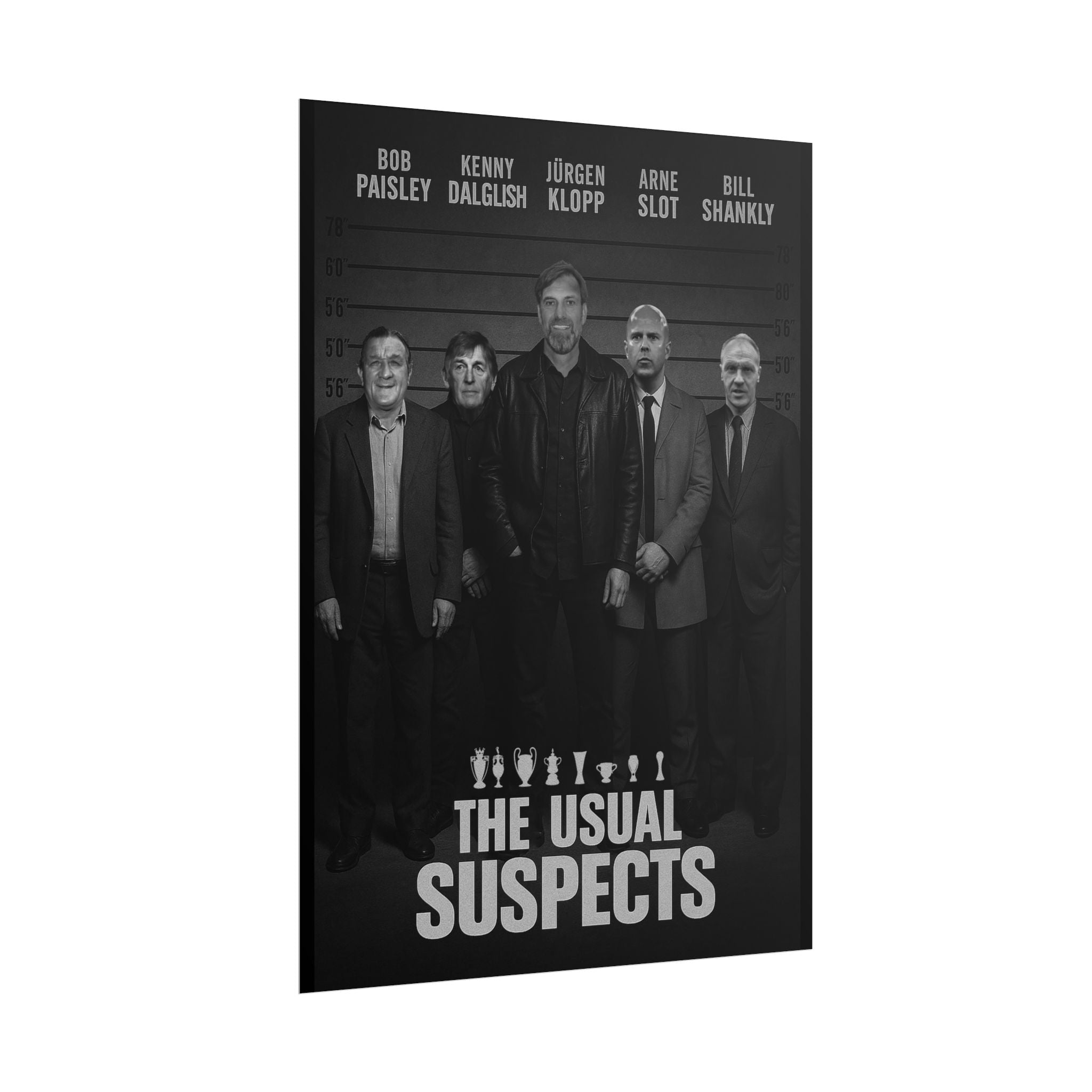 Liverpool FC League Winning Managers | Legends Wall Art Football Print | | Movie Posters | The Unusual Suspects