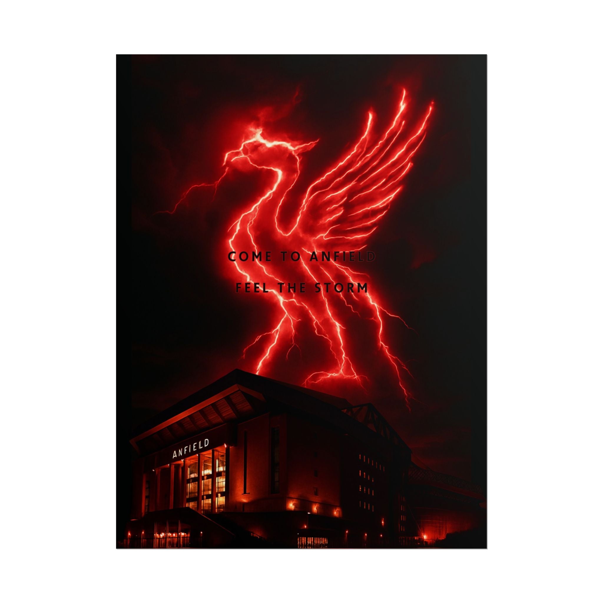 LFC Anfield Feel The Storm Print
