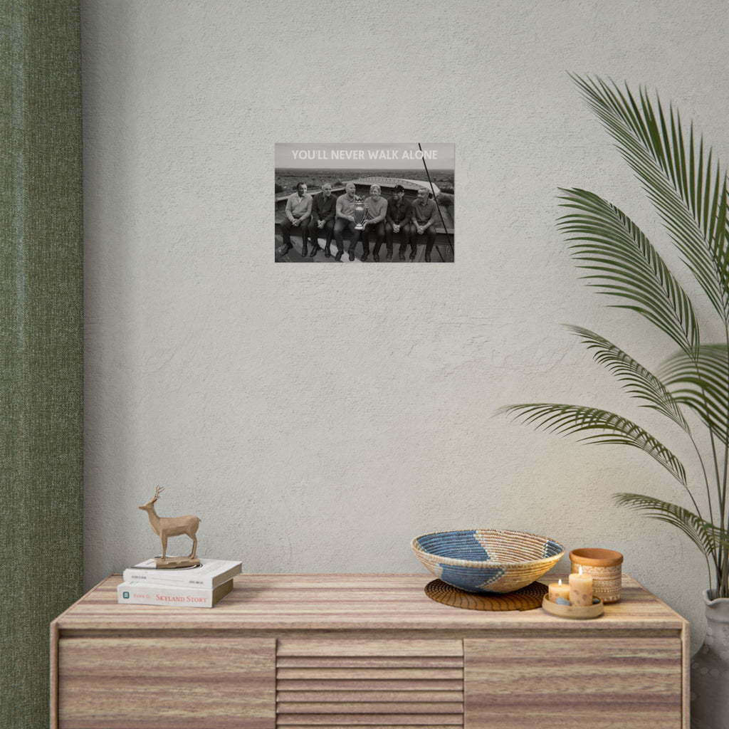 LFC Managers Girder Over Anfield Print