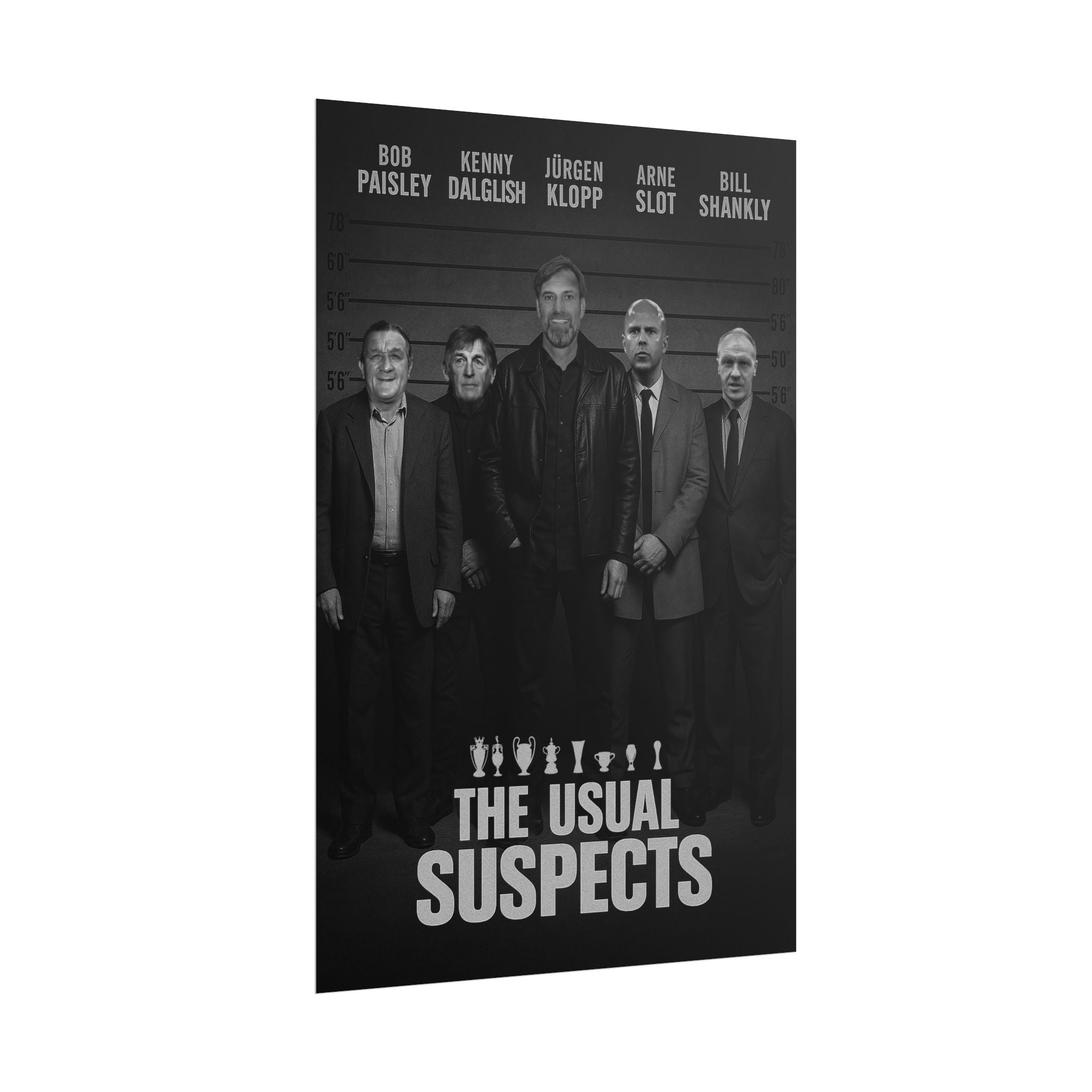 Liverpool FC League Winning Managers | Legends Wall Art Football Print | | Movie Posters | The Unusual Suspects