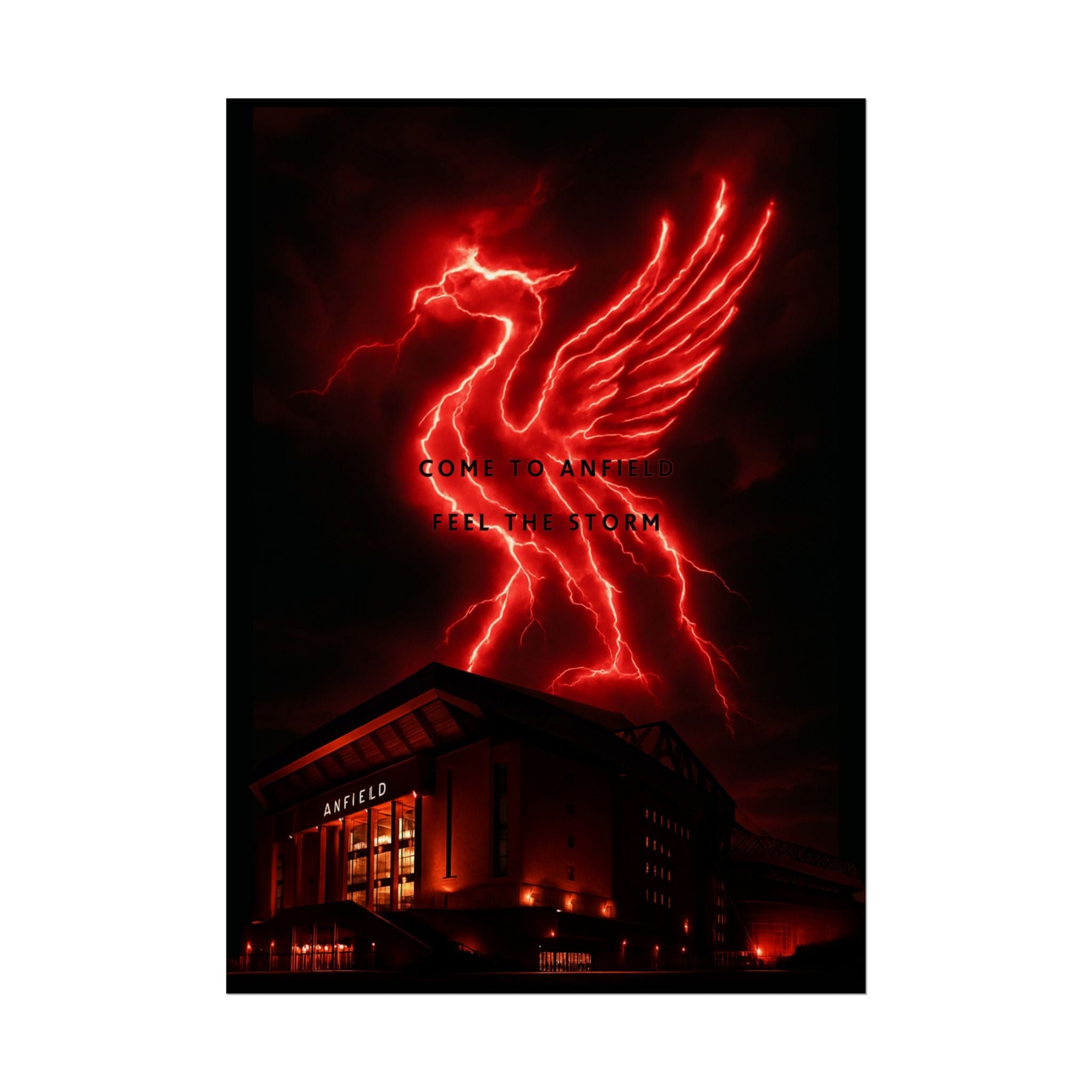 LFC Anfield Feel The Storm Print