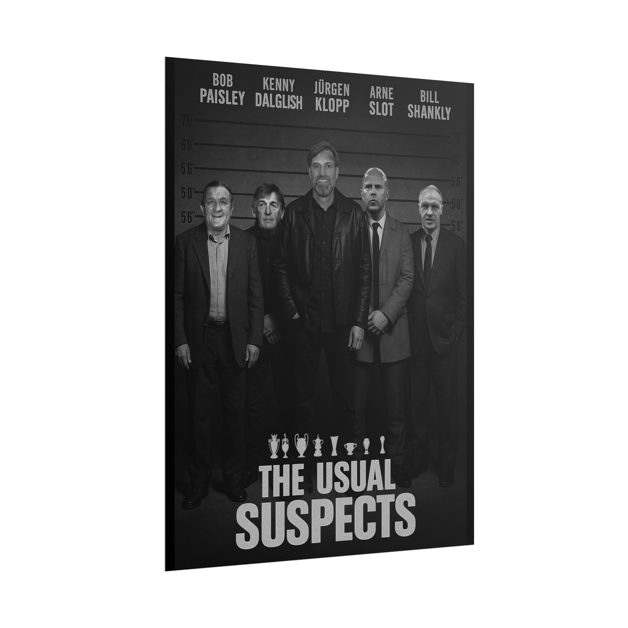 Liverpool FC League Winning Managers | Legends Wall Art Football Print | | Movie Posters | The Unusual Suspects