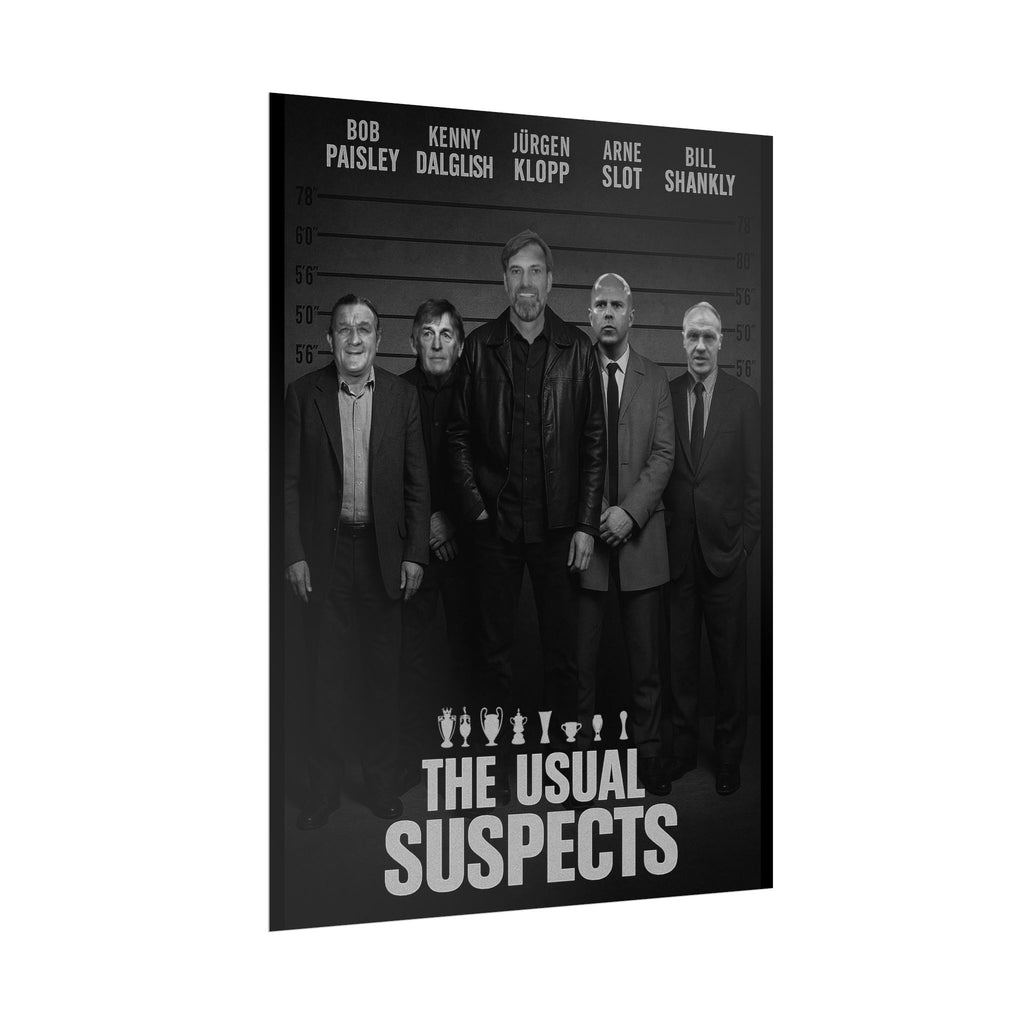 Liverpool FC League Winning Managers | Legends Wall Art Football Print | | Movie Posters | The Unusual Suspects