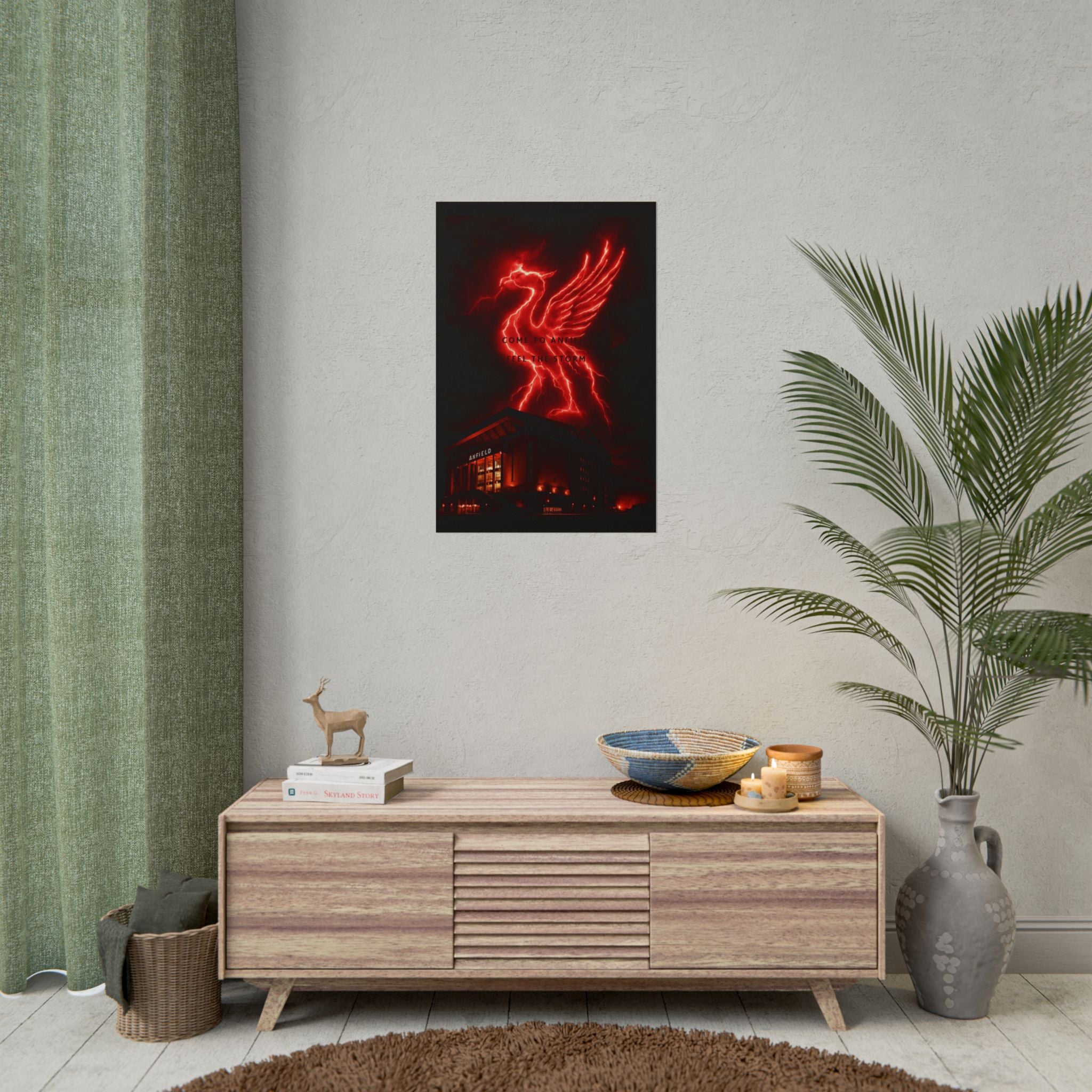 LFC Anfield Feel The Storm Print