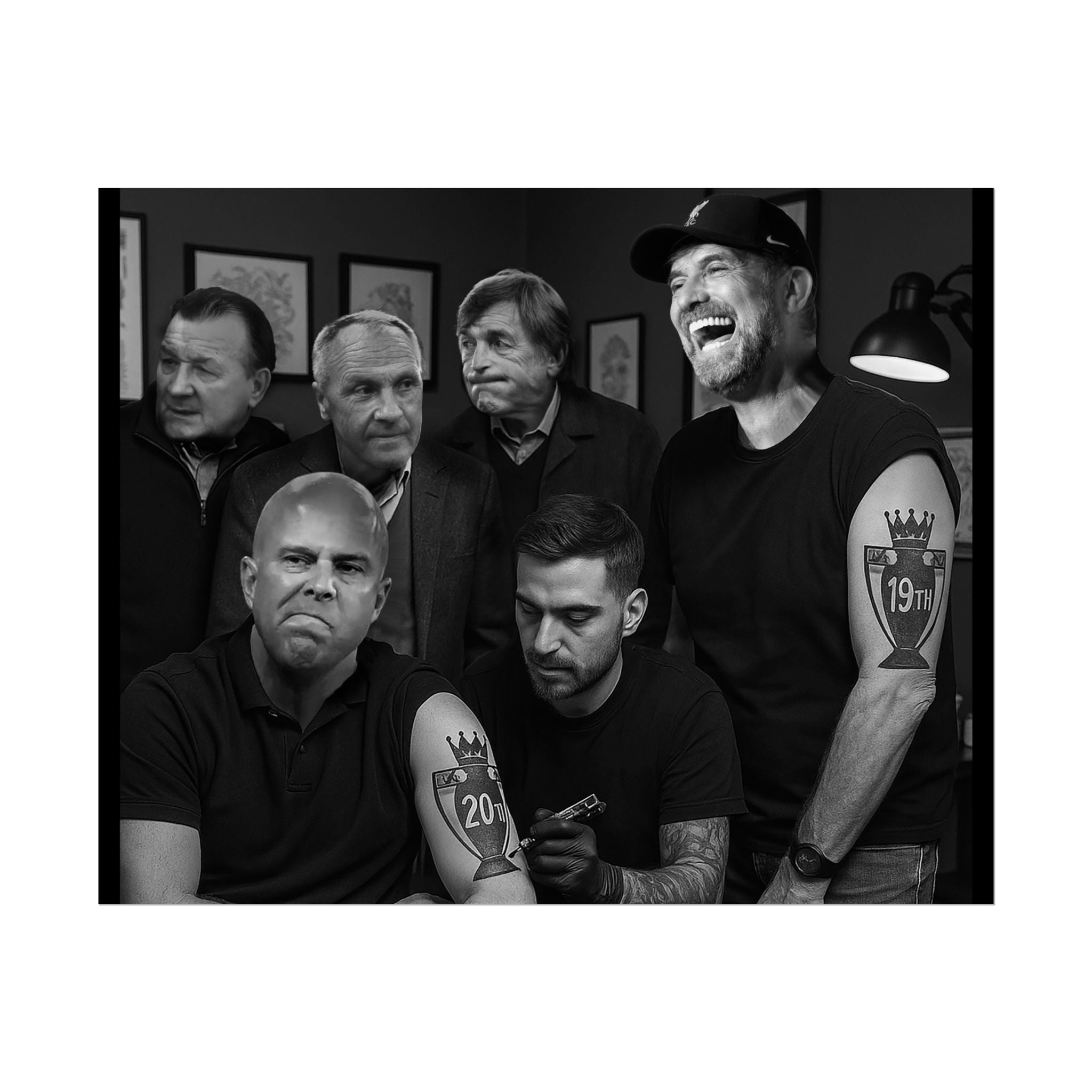 LFC Managers Inked Up for 20th Title Print