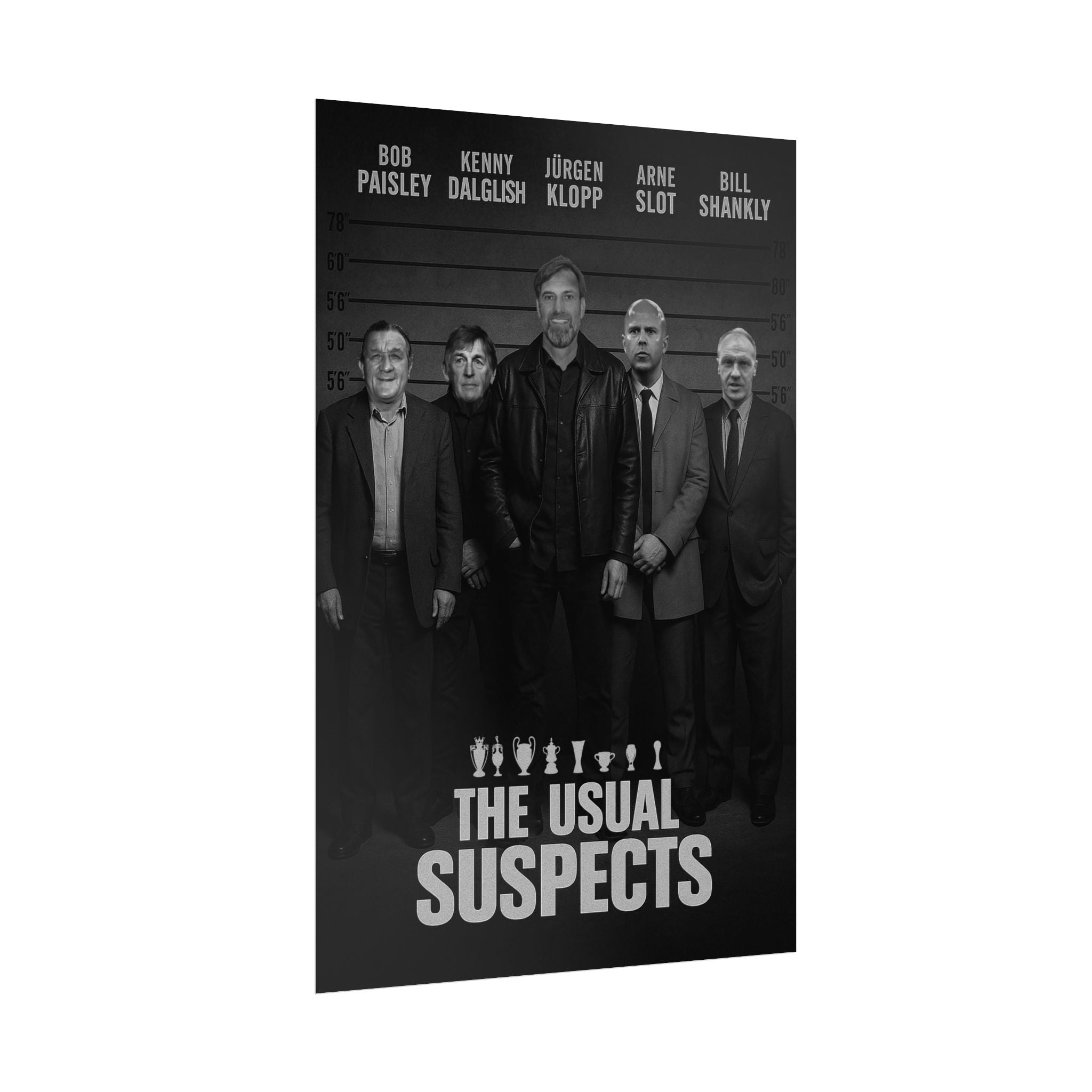 Liverpool FC League Winning Managers | Legends Wall Art Football Print | | Movie Posters | The Unusual Suspects