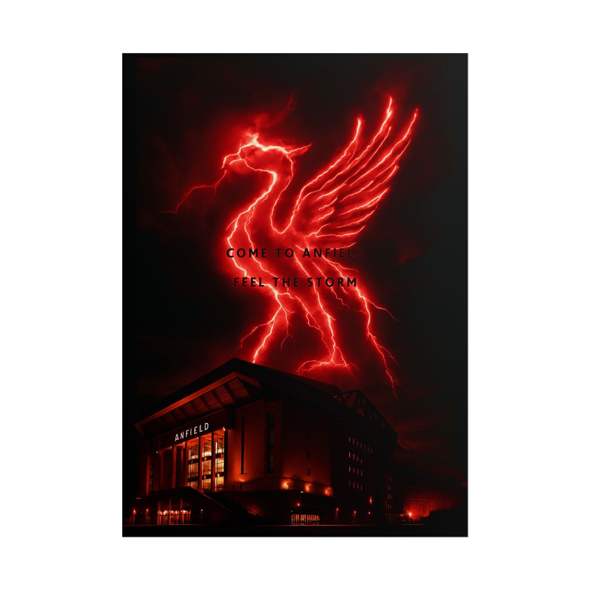 LFC Anfield Feel The Storm Print