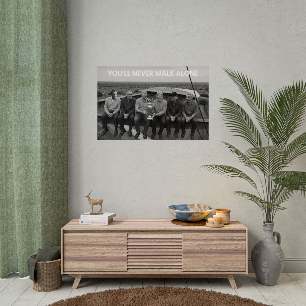 LFC Managers Girder Over Anfield Print