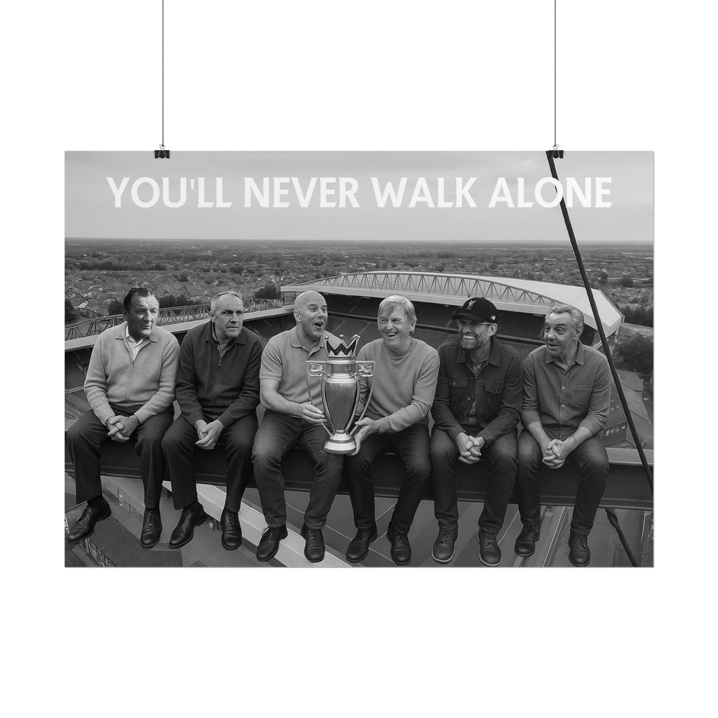 LFC Managers Girder Over Anfield Print