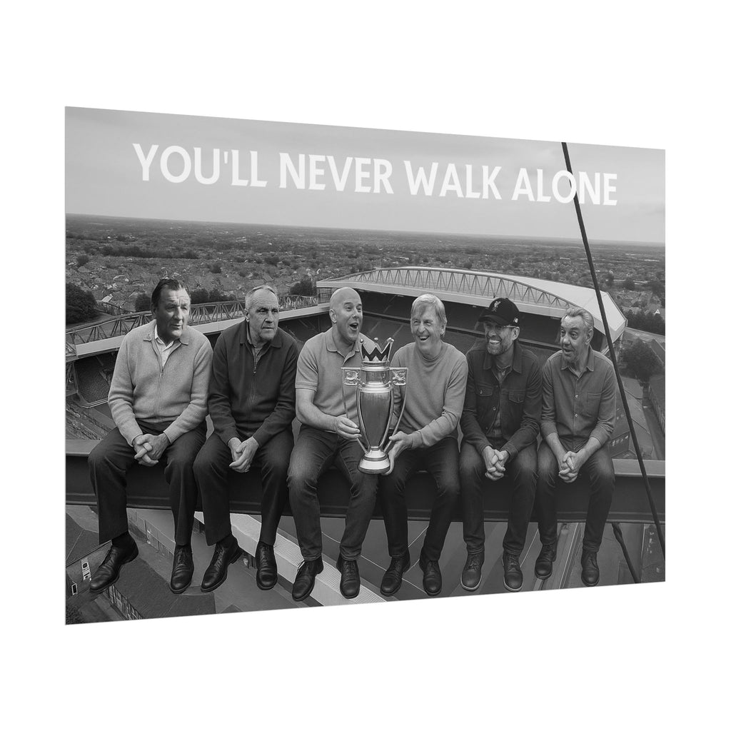 LFC Managers Girder Over Anfield Print