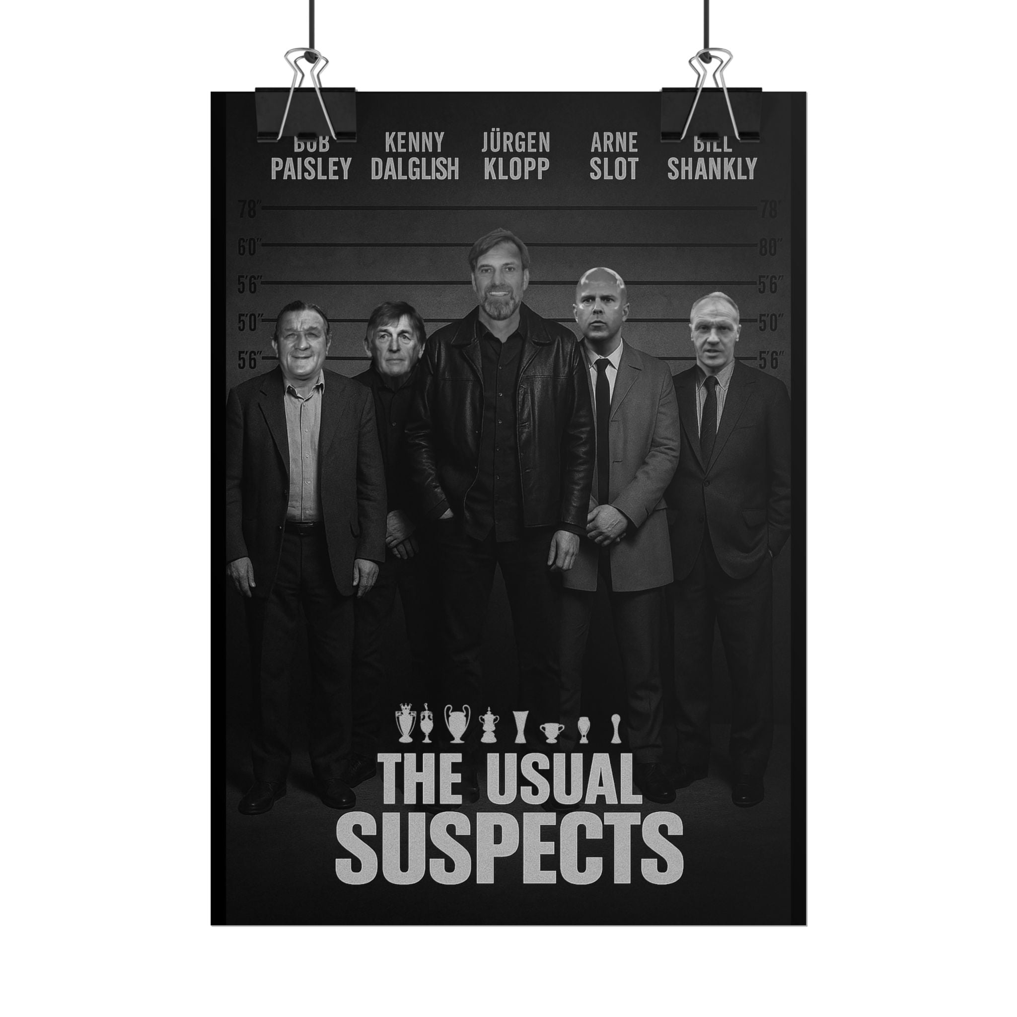 Liverpool FC League Winning Managers | Legends Wall Art Football Print | | Movie Posters | The Unusual Suspects