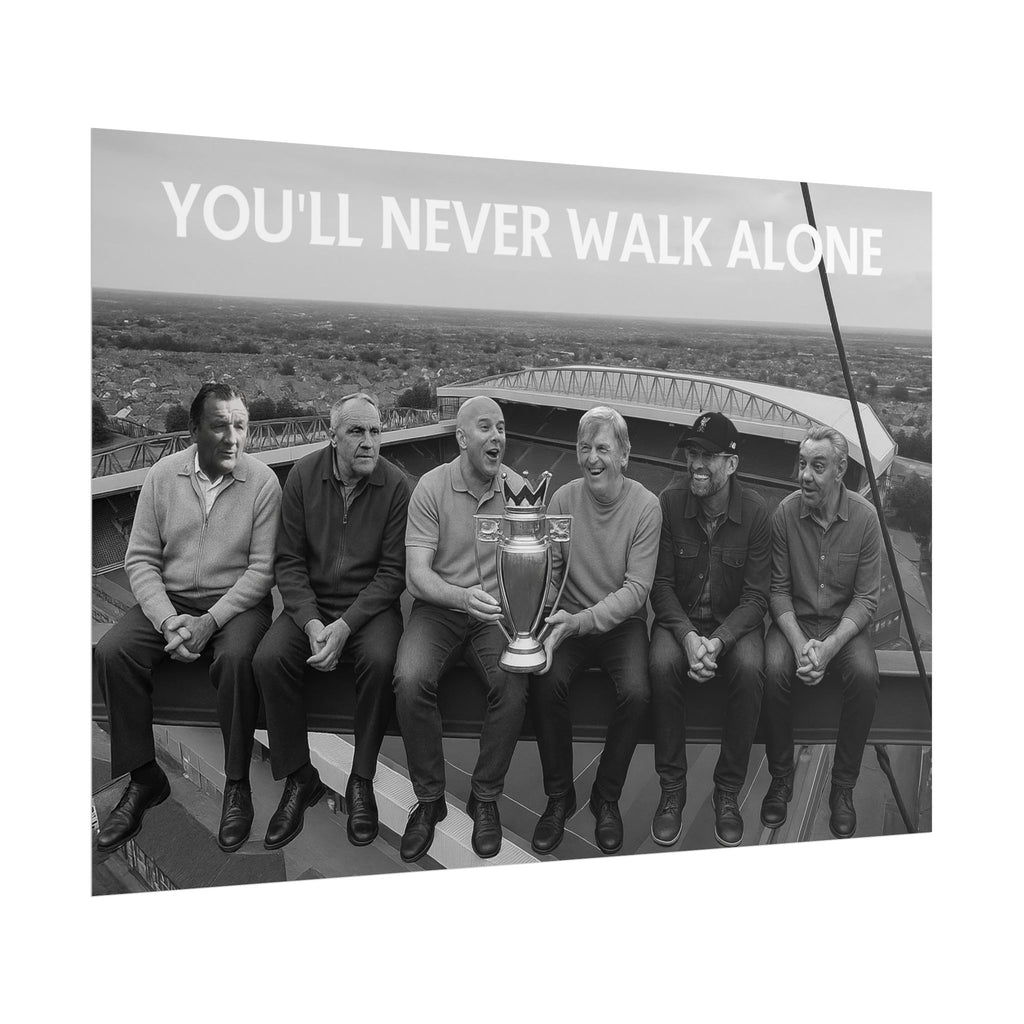 LFC Managers Girder Over Anfield Print