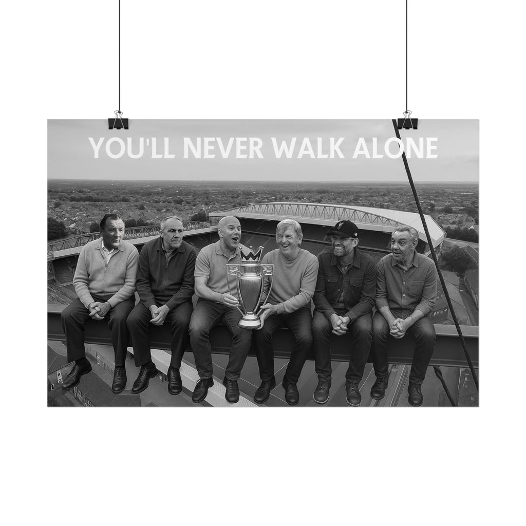 LFC Managers Girder Over Anfield Print