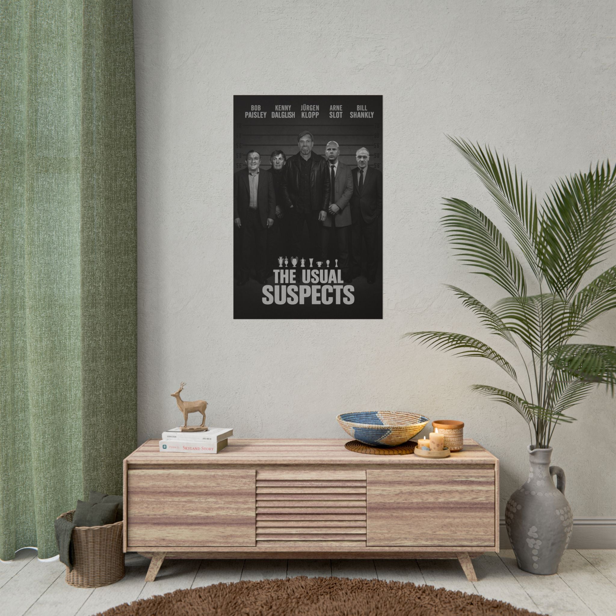 Liverpool FC League Winning Managers | Legends Wall Art Football Print | | Movie Posters | The Unusual Suspects