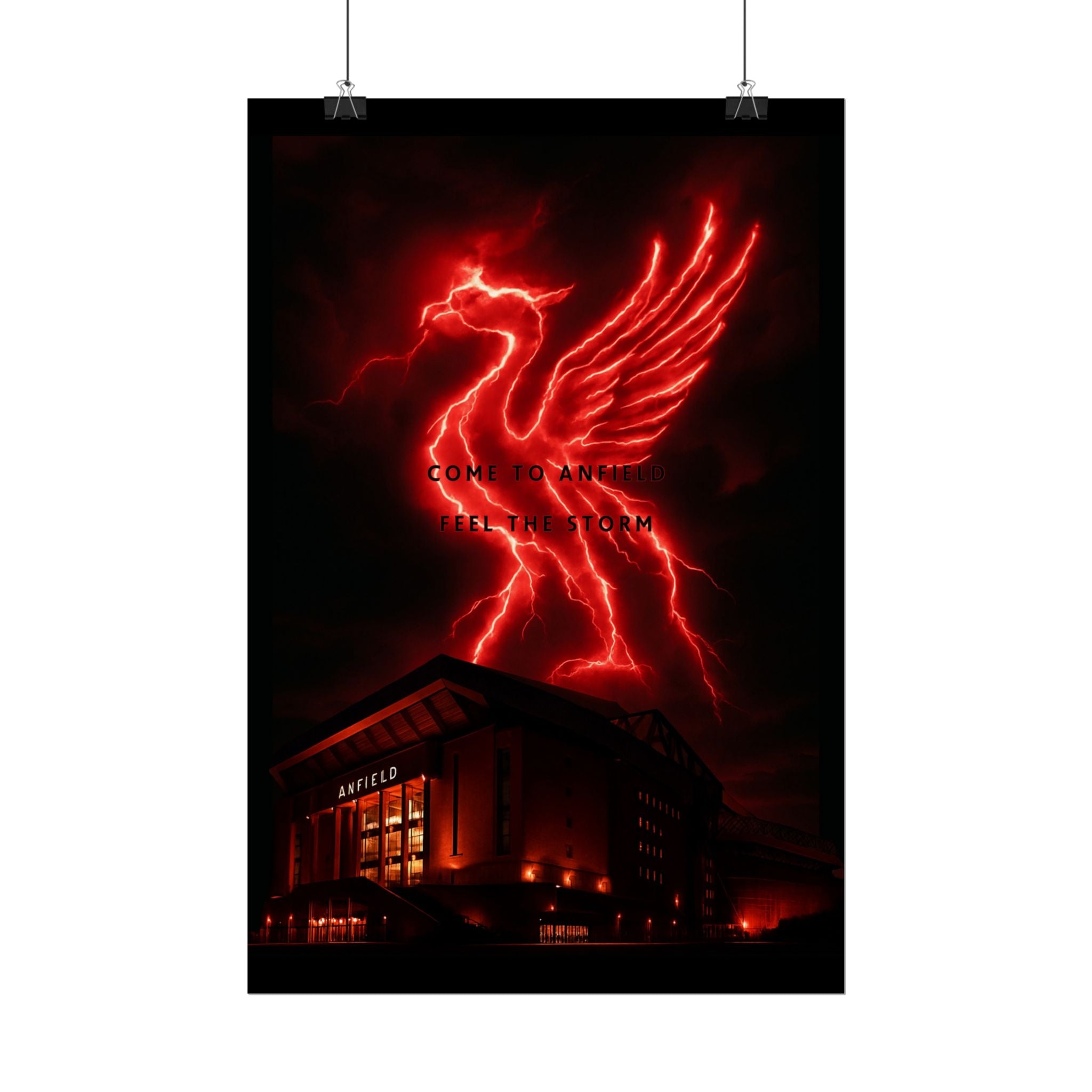 LFC Anfield Feel The Storm Print