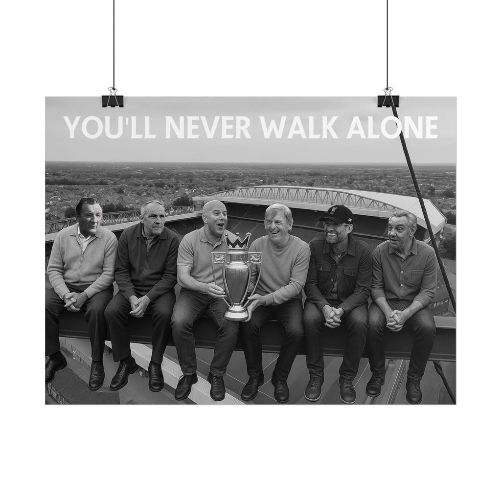 LFC Managers Girder Over Anfield Print