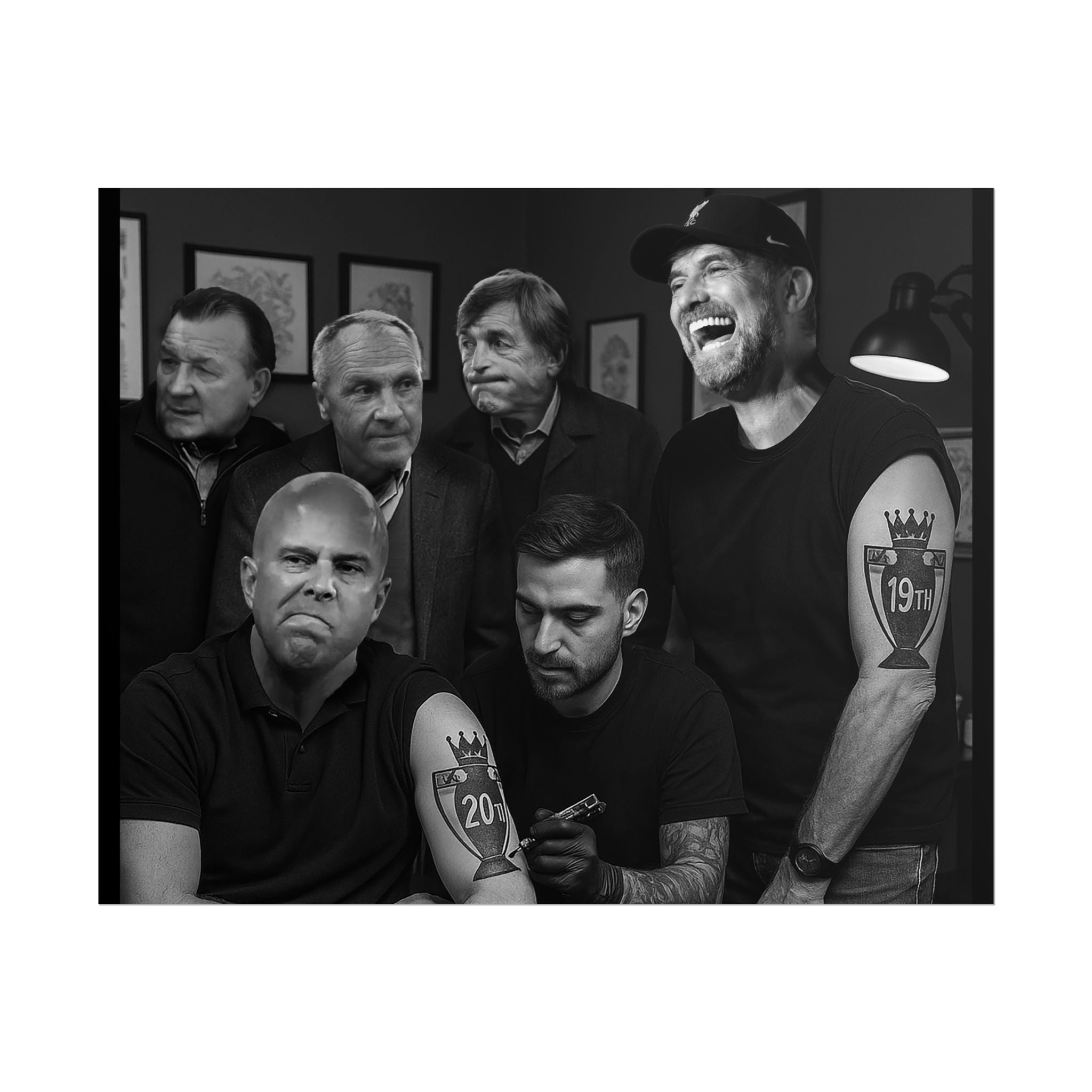 LFC Managers Inked Up for 20th Title Print