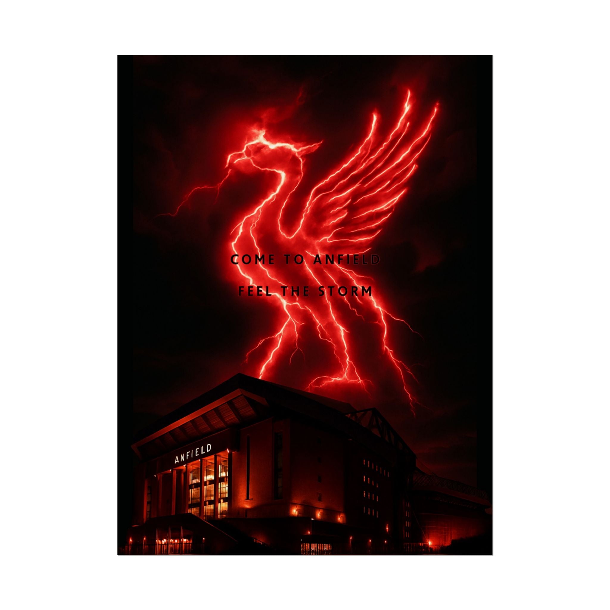 LFC Anfield Feel The Storm Print