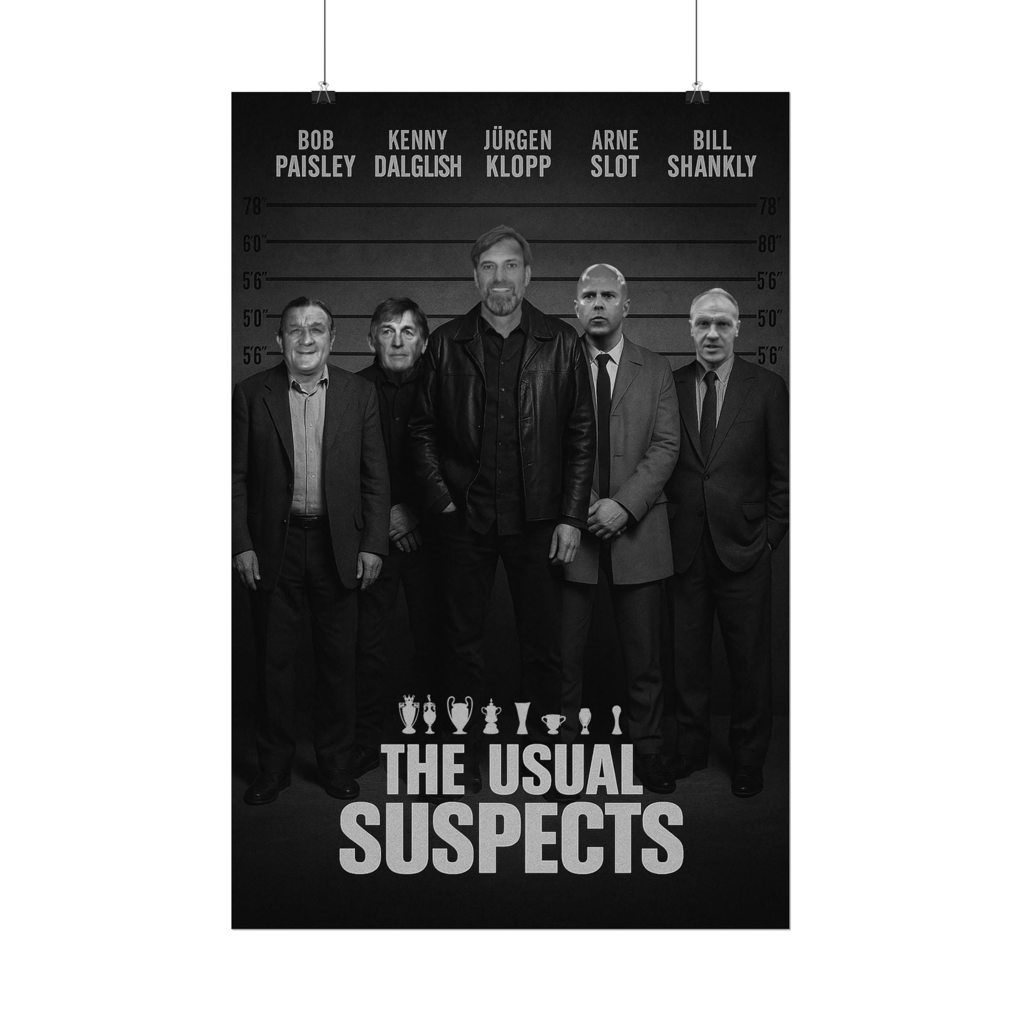 Liverpool FC League Winning Managers | Legends Wall Art Football Print | | Movie Posters | The Unusual Suspects