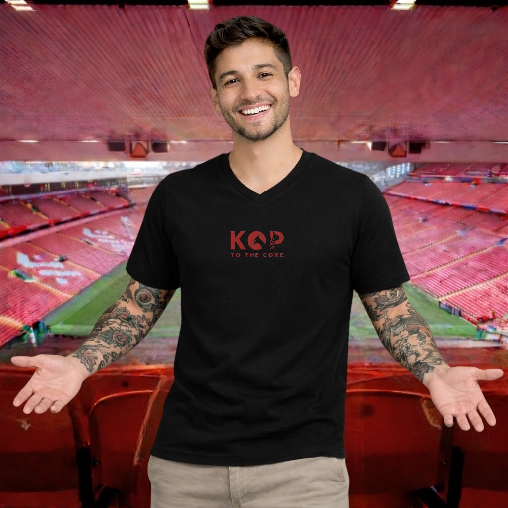 LFC Kop To The Core V-Neck T-Shirt