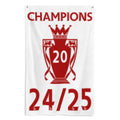 LFC White Crowned Champions - x20 Flag-Prism and Ink