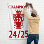 LFC White Crowned Champions - x20 Flag-Prism and Ink