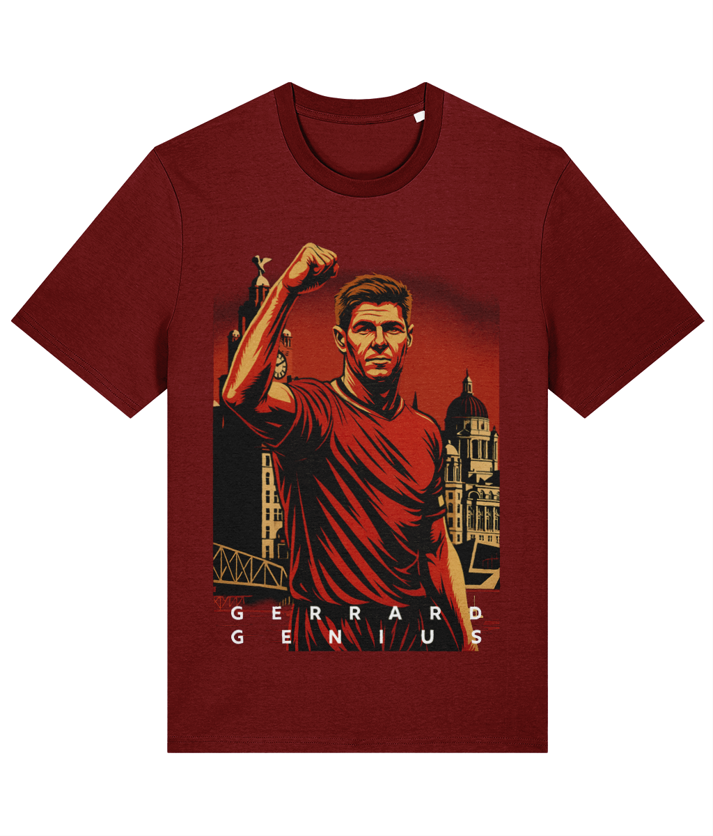 LFC Legends Edition: Gerrard Genius T-Shirt-Prism and Ink