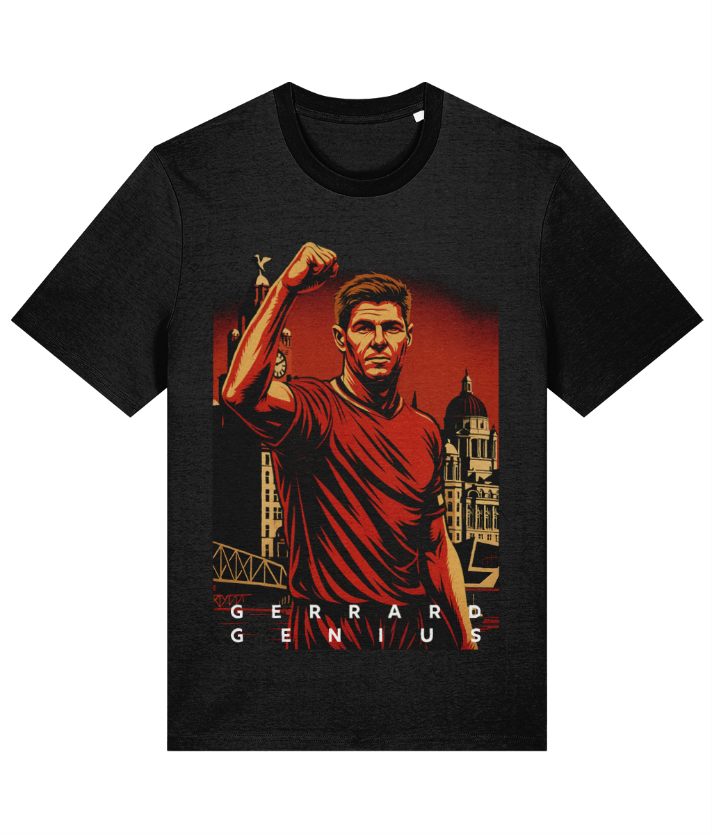LFC Legends Edition: Gerrard Genius T-Shirt-Prism and Ink