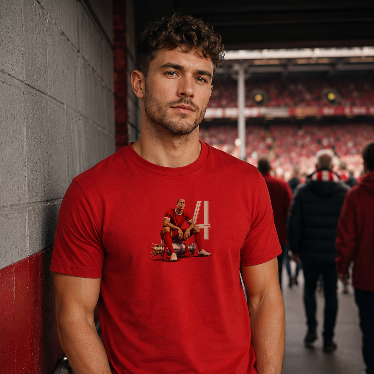 #4 Minimal Icon Football T-Shirt