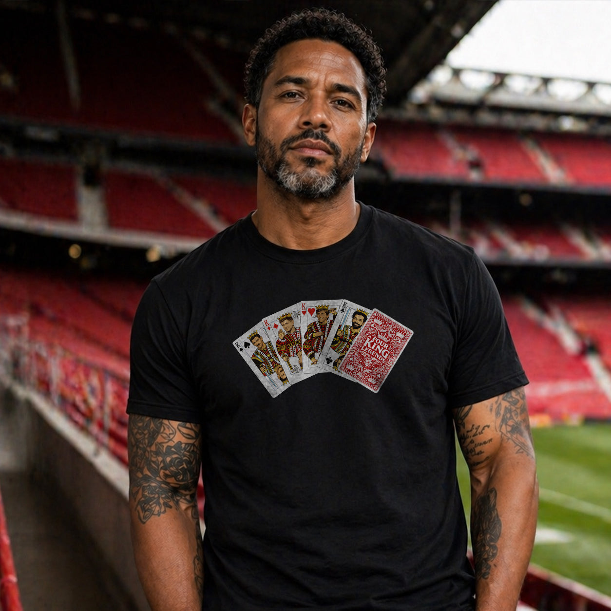 Four King Legends Card Deck T-Shirt