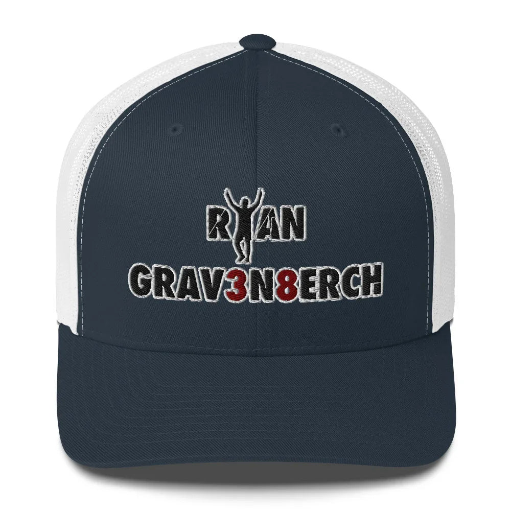 LFC GRAV3N8ERCH Powerhouse Trucker Cap-Prism and Ink