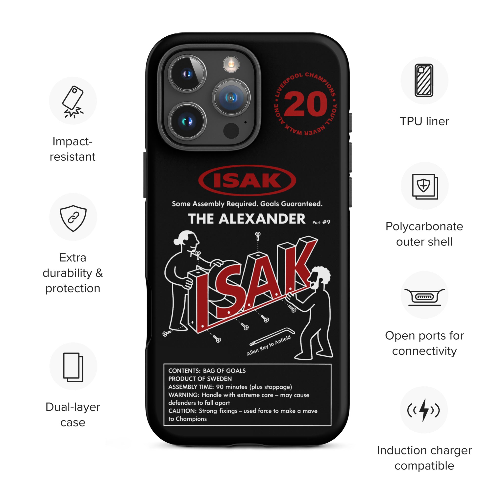 LFC Isak The Alexander Instructions Tough Case for iPhone®