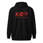 LFC Kop To The Core Zip Hoodie-Prism and Ink