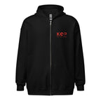 LFC Kop To The Core Zip Hoodie-Prism and Ink