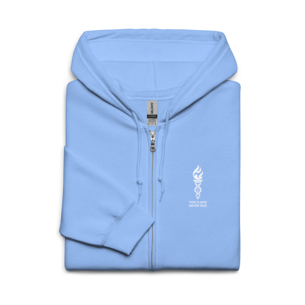 LFC This Flame Never Dies Zip Hoodie-Prism and Ink
