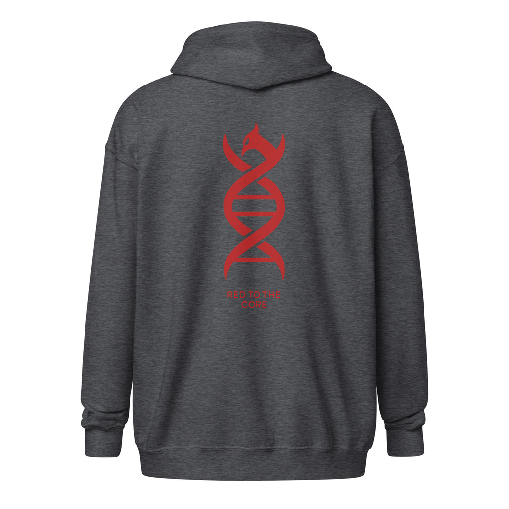 LFC Red To The Core DNA Zip Hoodie-Prism and Ink