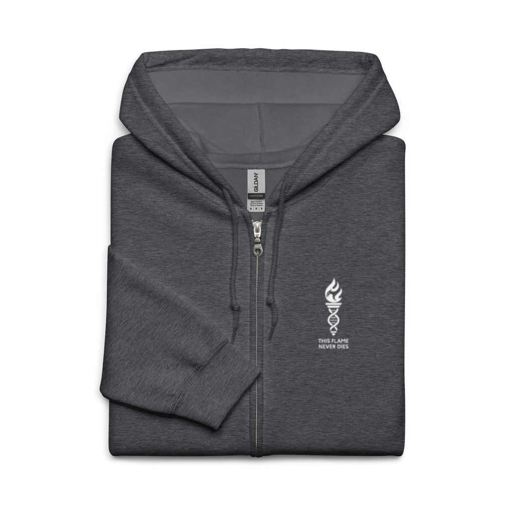 LFC This Flame Never Dies Zip Hoodie-Prism and Ink