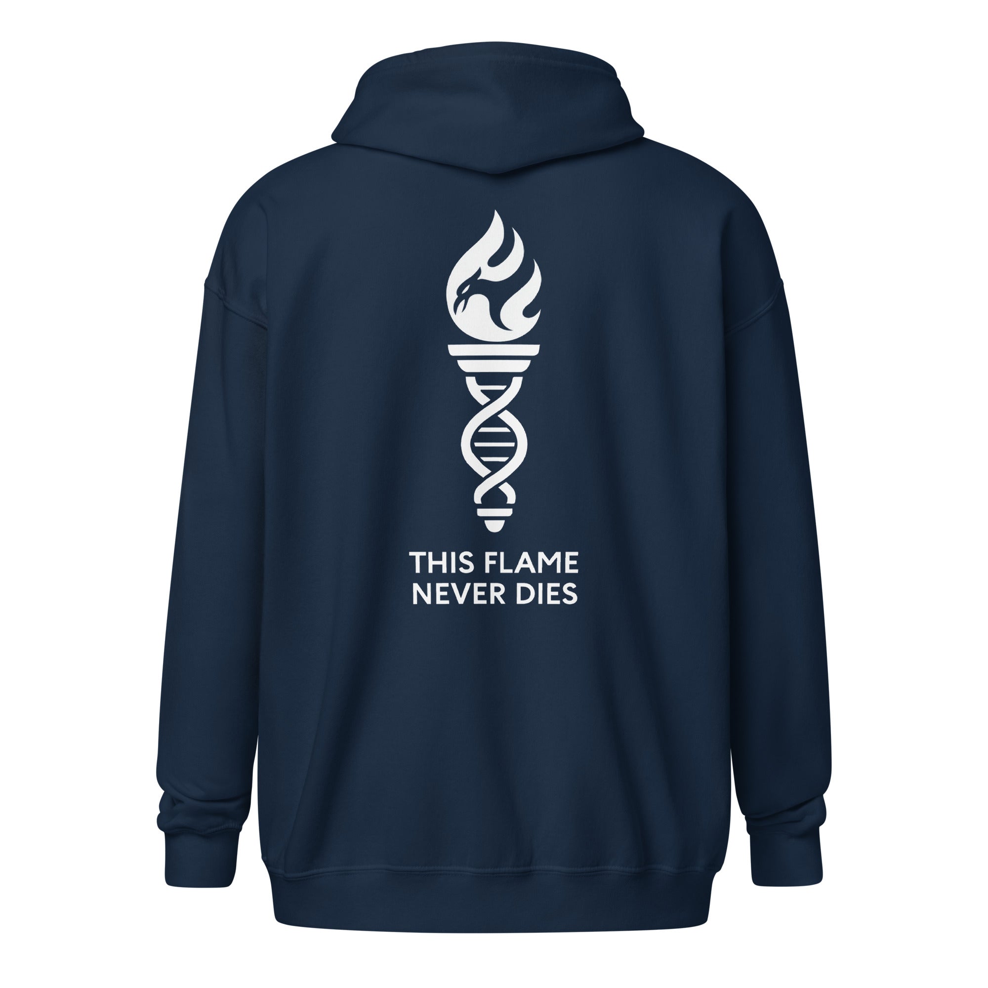 LFC This Flame Never Dies Zip Hoodie-Prism and Ink