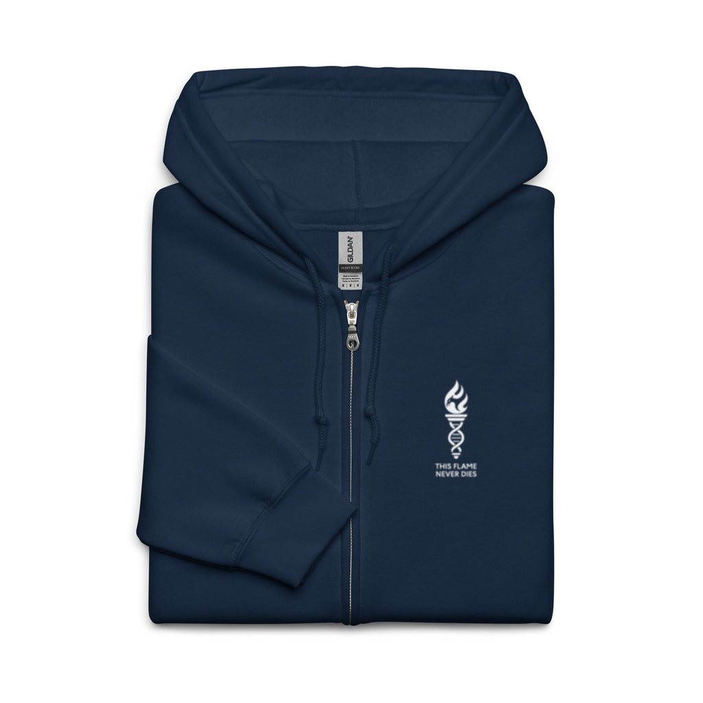 LFC This Flame Never Dies Zip Hoodie-Prism and Ink