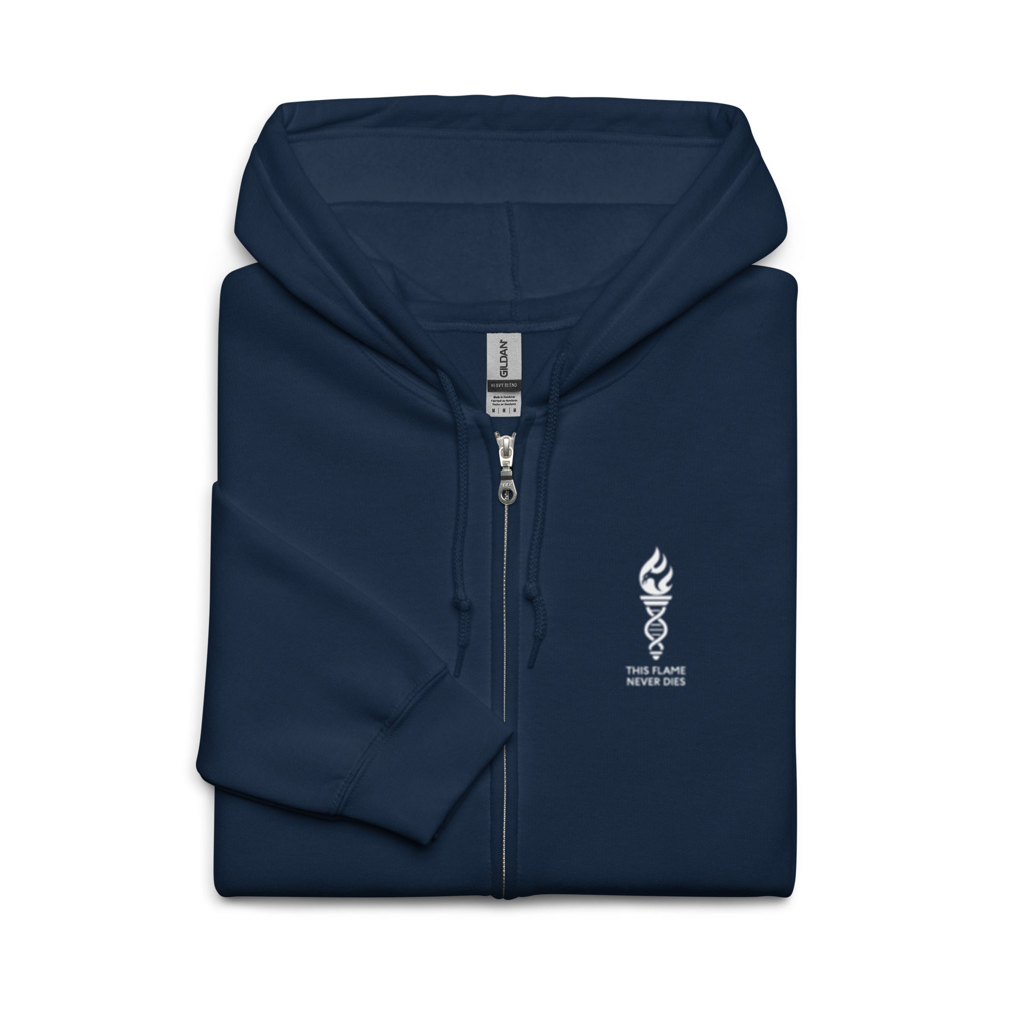 LFC This Flame Never Dies Zip Hoodie-Prism and Ink
