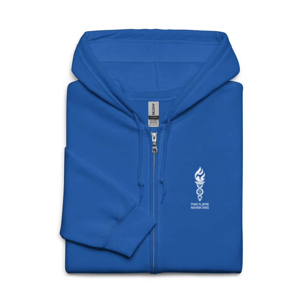 LFC This Flame Never Dies Zip Hoodie-Prism and Ink