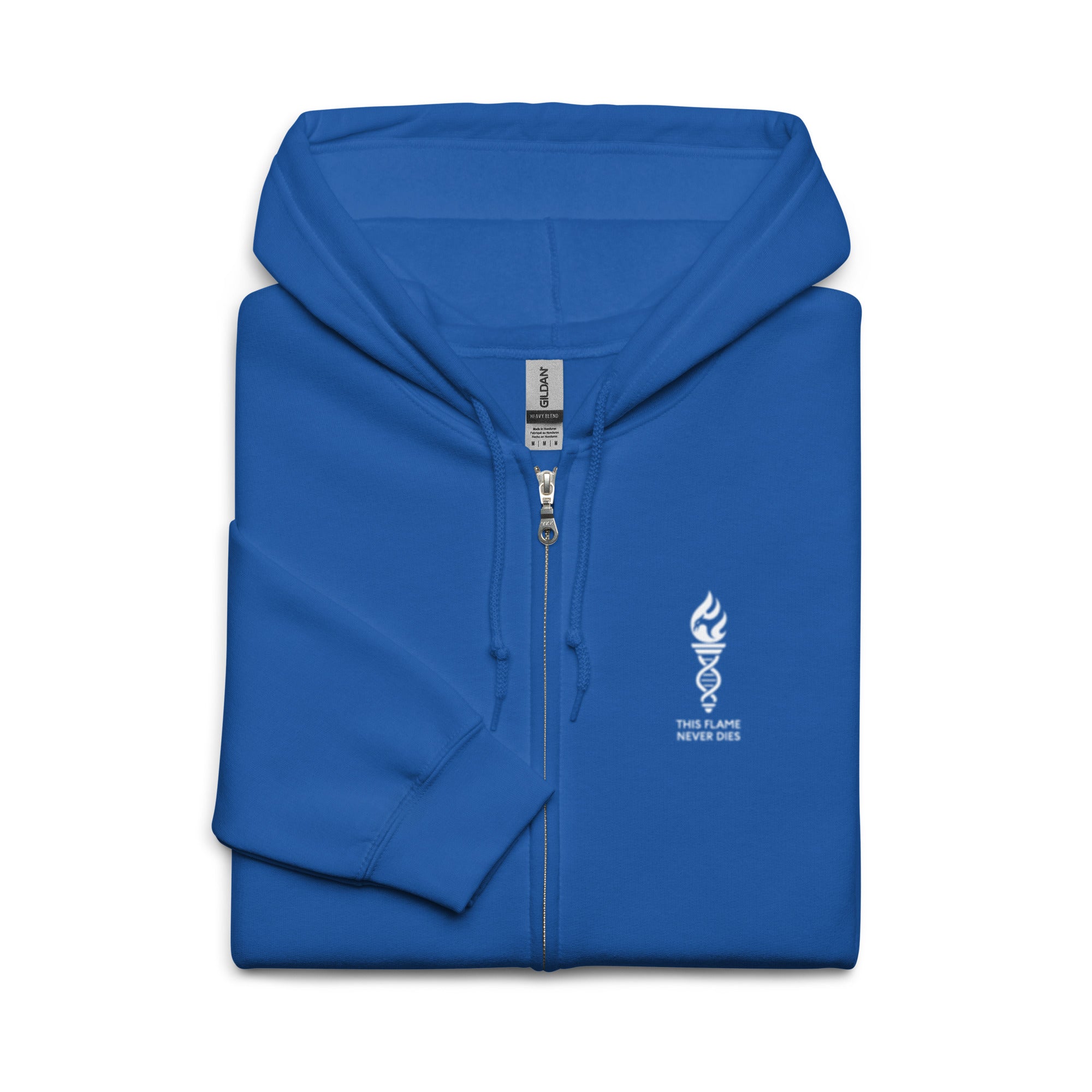 LFC This Flame Never Dies Zip Hoodie-Prism and Ink