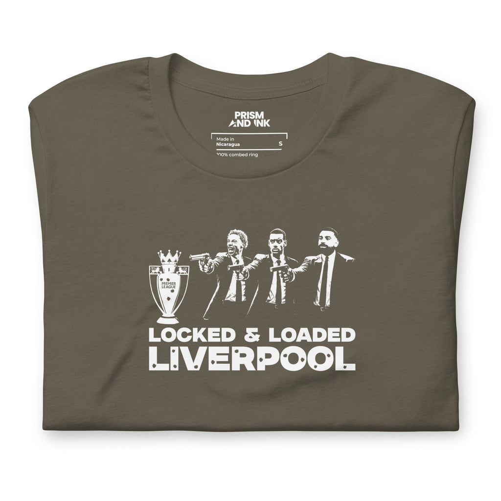 LFC Locked & Loaded – Liverpool’s Lethal Trio T-Shirt-Prism and Ink