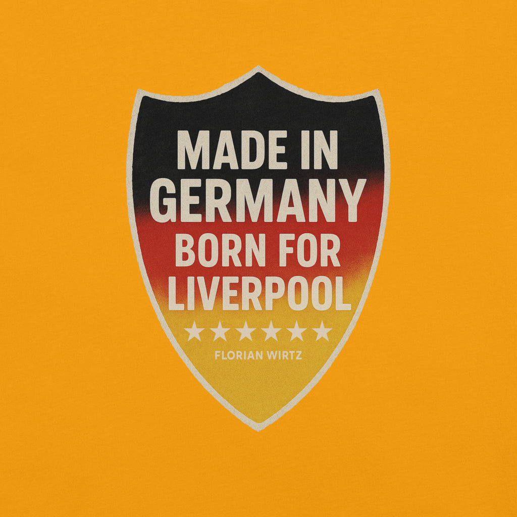 LFC Florian Wirtz: Born For Liverpool T-Shirt-Prism and Ink