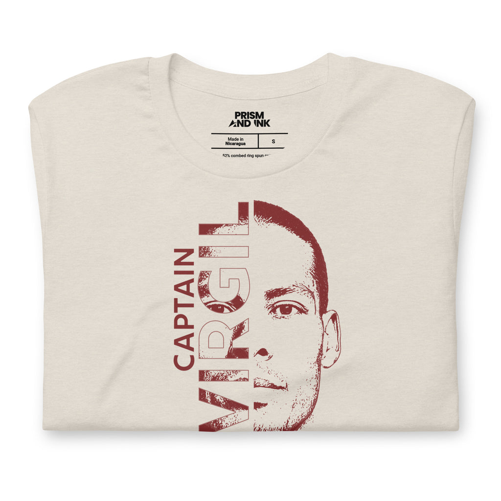 LFC Captain Virgil The Face of Defence T-Shirt-Prism and Ink