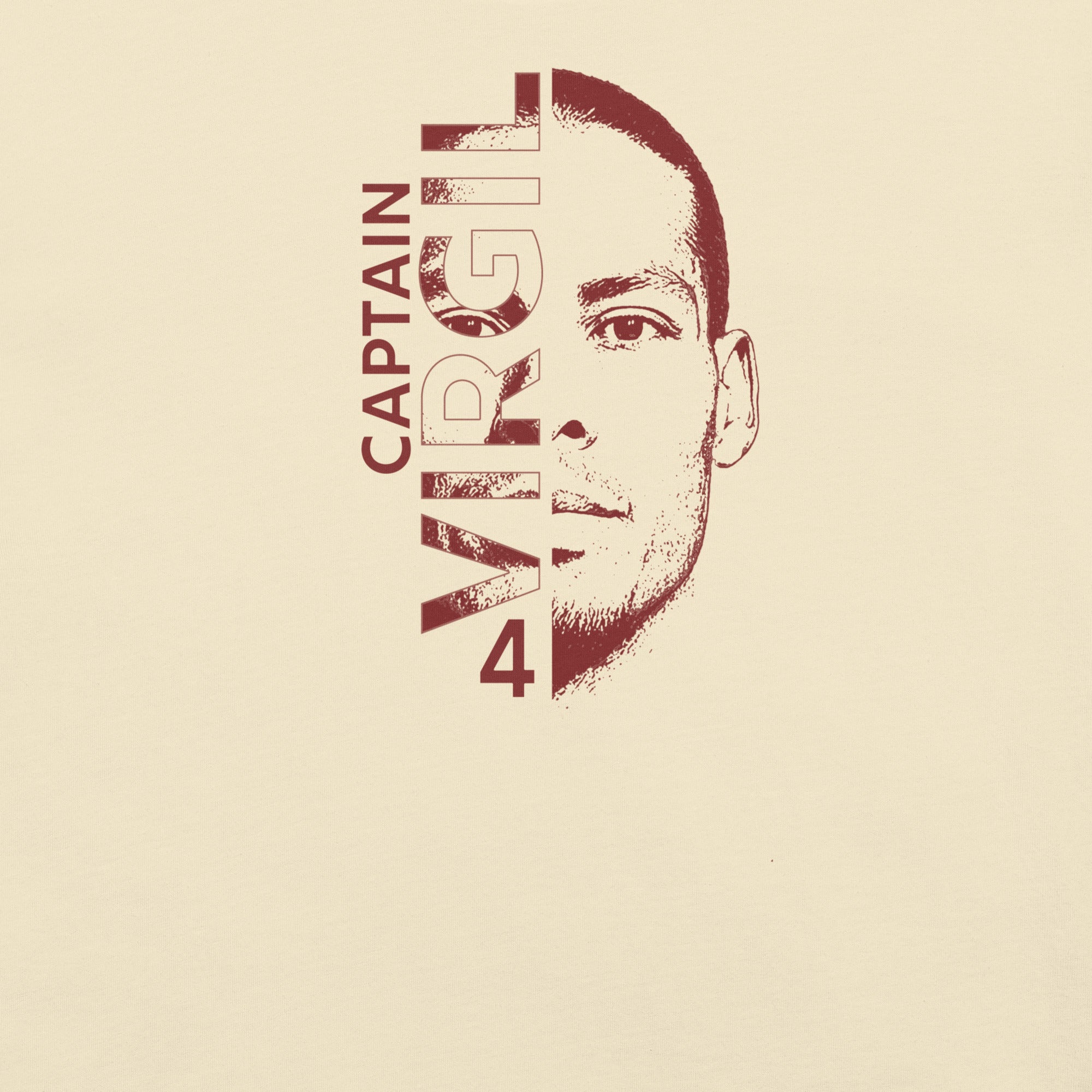 LFC Captain Virgil The Face of Defence T-Shirt-Prism and Ink