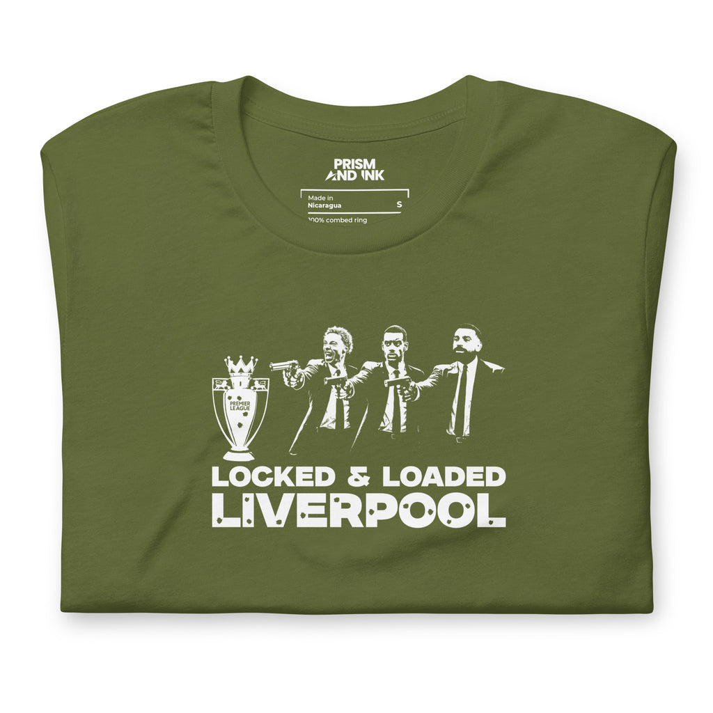 LFC Locked & Loaded – Liverpool’s Lethal Trio T-Shirt-Prism and Ink