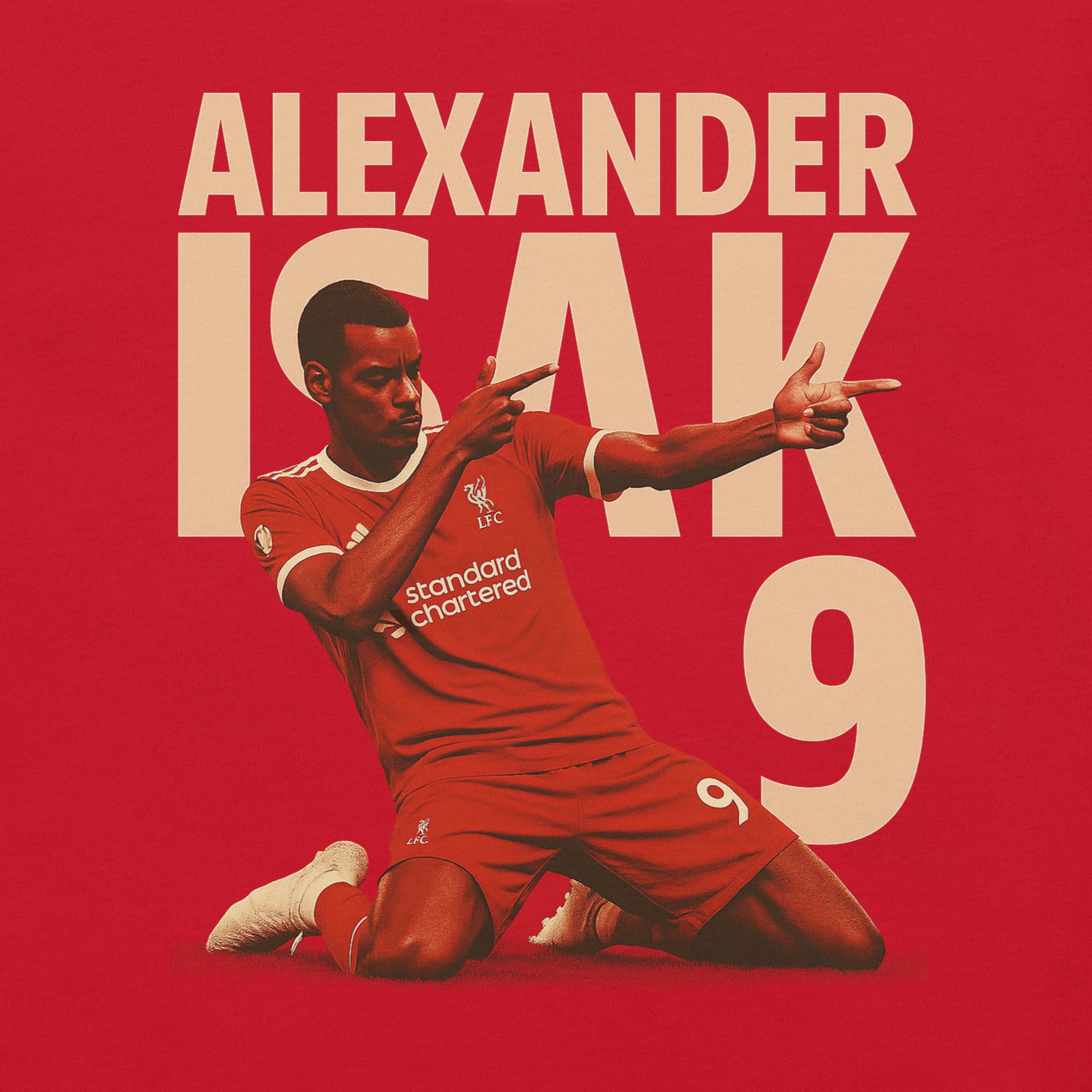 LFC Alexander Isak: Locked and Loaded T-Shirt