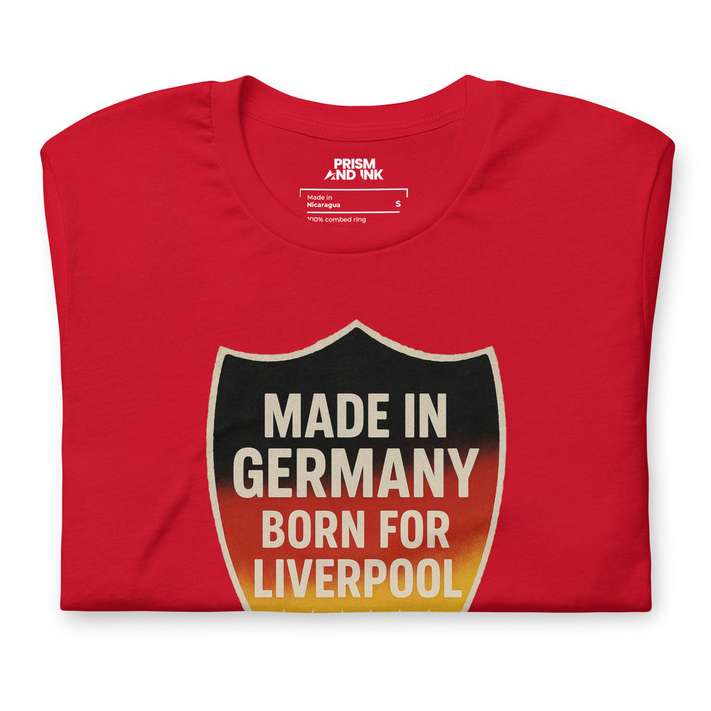 LFC Florian Wirtz: Born For Liverpool T-Shirt-Prism and Ink
